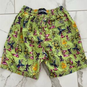 Men’s Vilebrequin Swim Trunk Shorts Green Fans